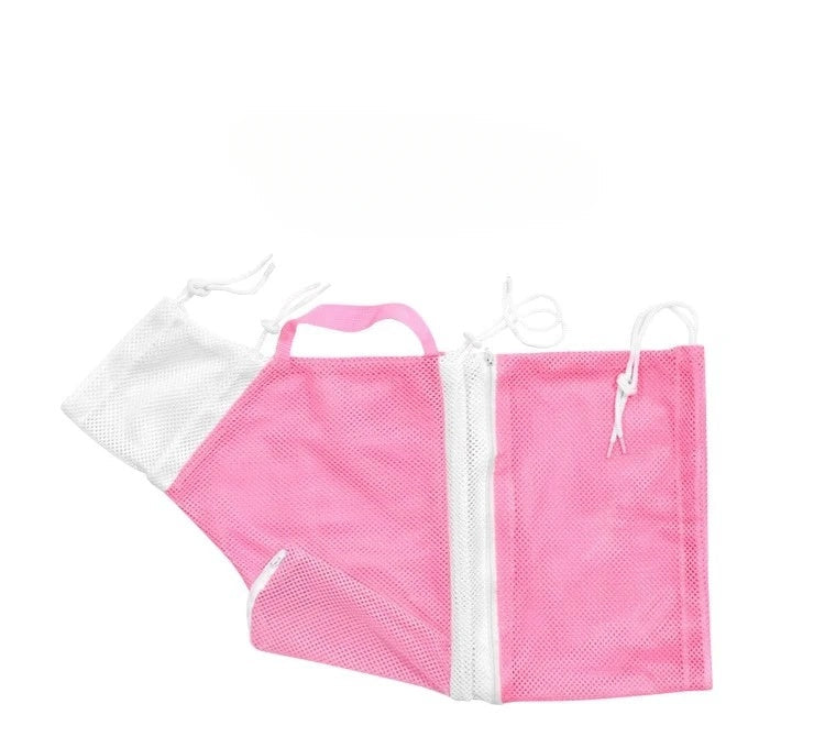 KFX-8840125 Adjustable Cat Grooming Bag for Bathing and Nail Trimming - Anti-Scratch Restraint Mesh Design
