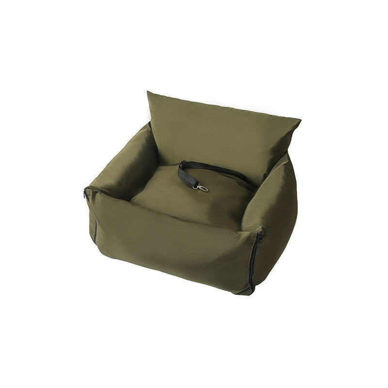KFX-8844477 Waterproof Pet Mat for Cats and Dogs - Thick Reversible Cushion in Light Gray, Leather Powder or Army Green