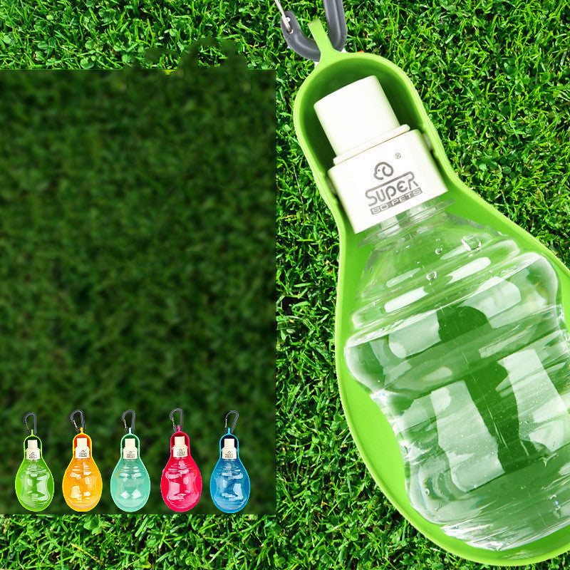 KFX-8848445 Portable Pet Water Bottle with Removable Top for Dogs and Cats - 250ML Capacity