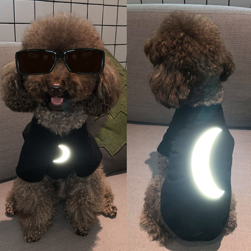 KFX-8848957 Cotton Casual Vest Dress for Dogs - Summer Thin Design with Size Options