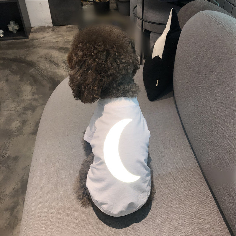 KFX-8848957 Cotton Casual Vest Dress for Dogs - Summer Thin Design with Size Options