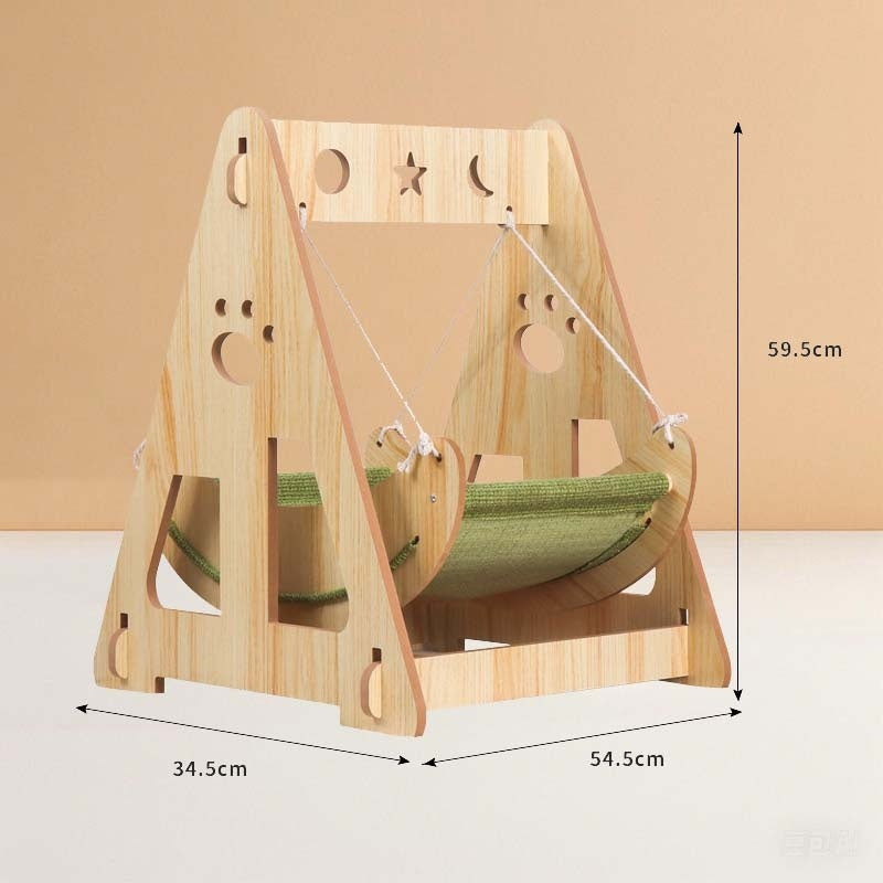 KFX-8851645 Lounge Chair Cat Bed with Hanging Design for Comfort and Play
