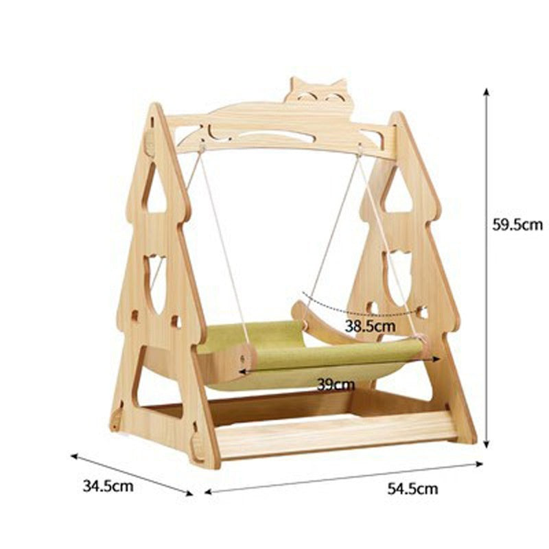 KFX-8851645 Lounge Chair Cat Bed with Hanging Design for Comfort and Play