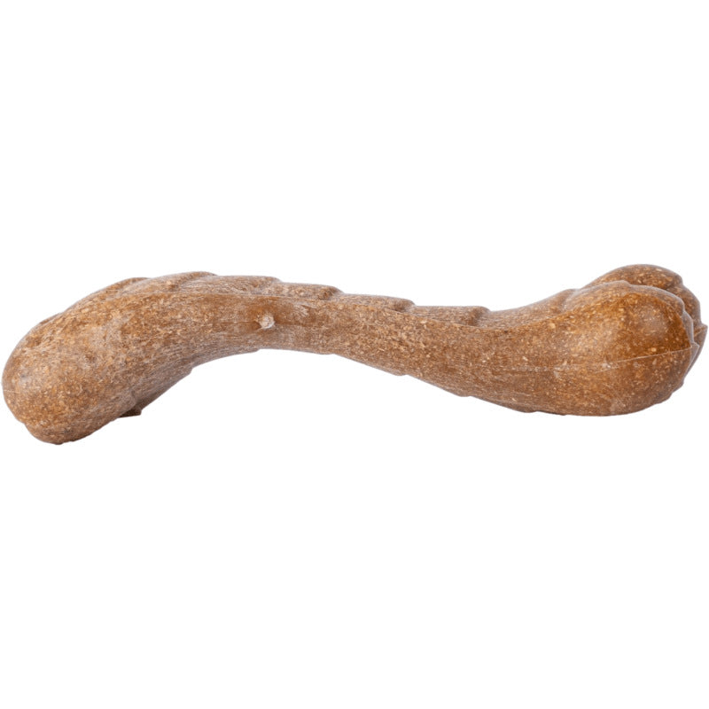 KFX-8853181 S-Shaped Wood Powder Dog Chew Toy for Teeth Cleaning and Molar Care