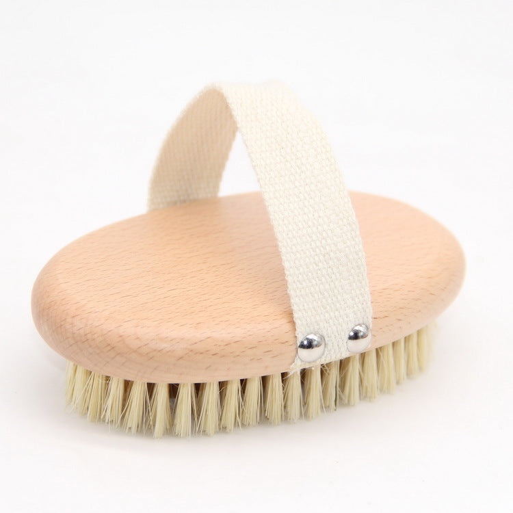 KFX-8853949 Soft Boar Bristle Grooming Brush for Short-Haired Pets with Ergonomic Design and Reduced Shedding