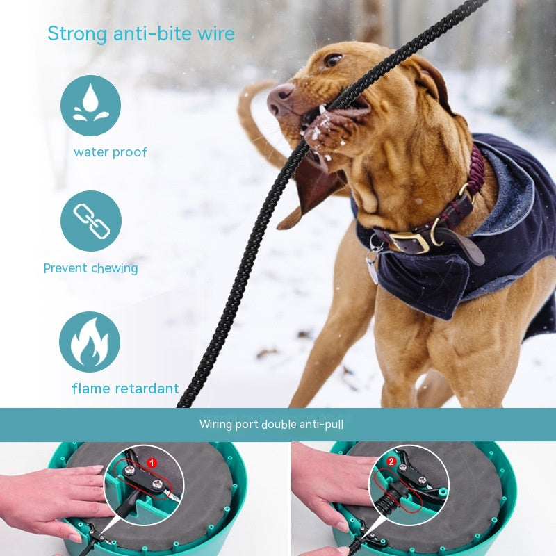KFX-8854333 Pet Heating Bowl - Non-Slip Anti-Fall Design, 3L Capacity, Available in Multiple Colors