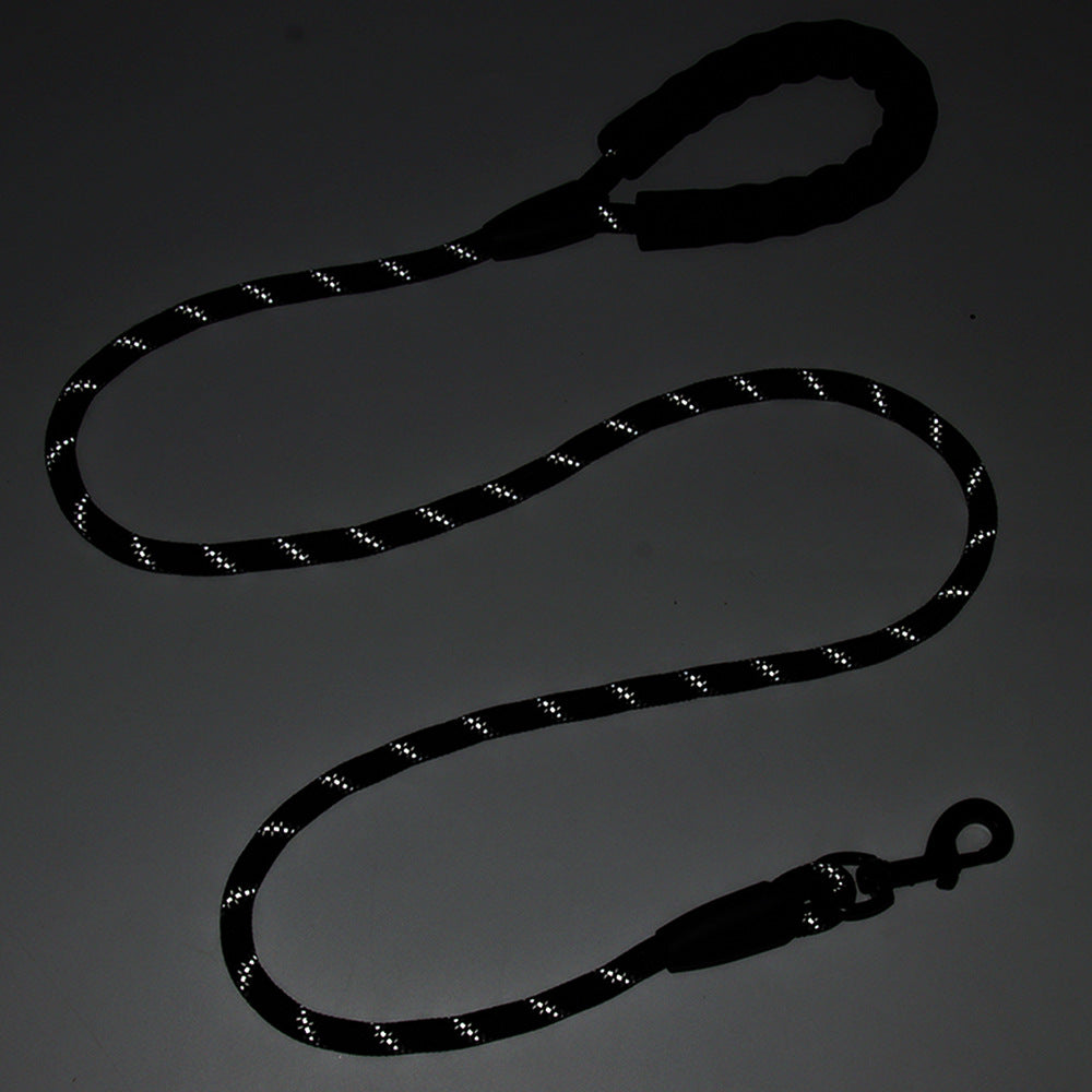 KFX-8857917 Reflective Nylon Dog Leash in Multi-Color for Medium and Large Breeds