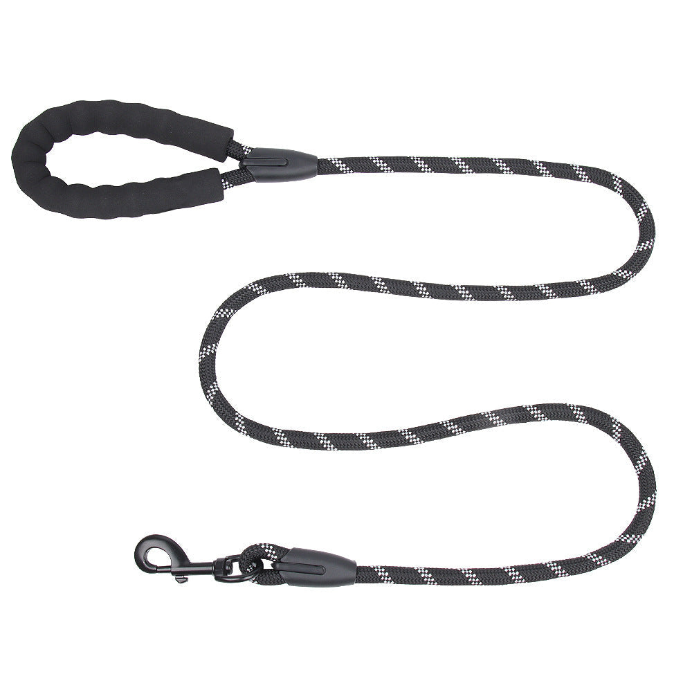KFX-8857917 Reflective Nylon Dog Leash in Multi-Color for Medium and Large Breeds