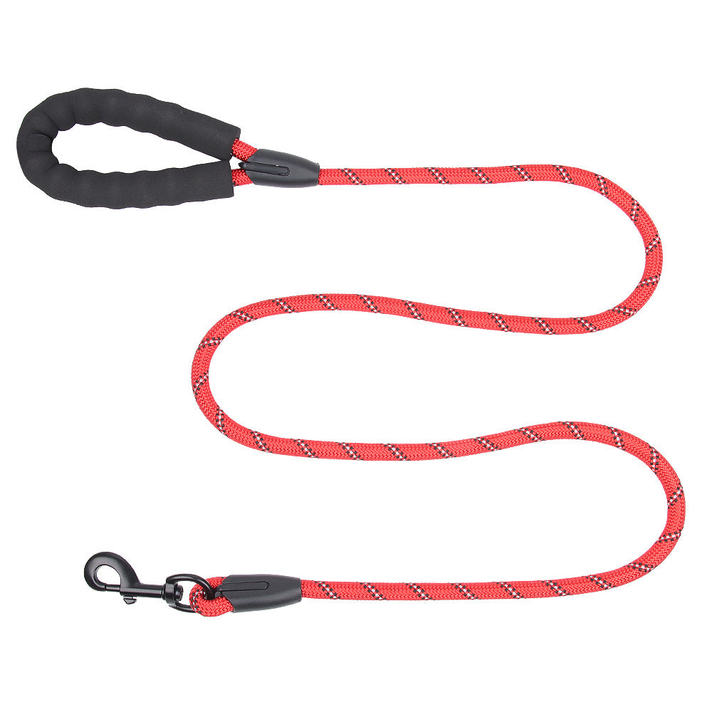 KFX-8857917 Reflective Nylon Dog Leash in Multi-Color for Medium and Large Breeds