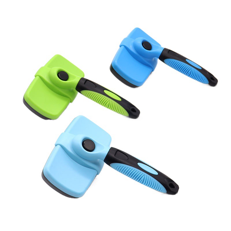 KFX-8859709 Minimalist Plastic Dog Comb Brush in Various Colors