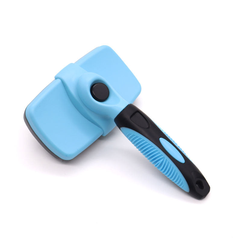 KFX-8859709 Minimalist Plastic Dog Comb Brush in Various Colors