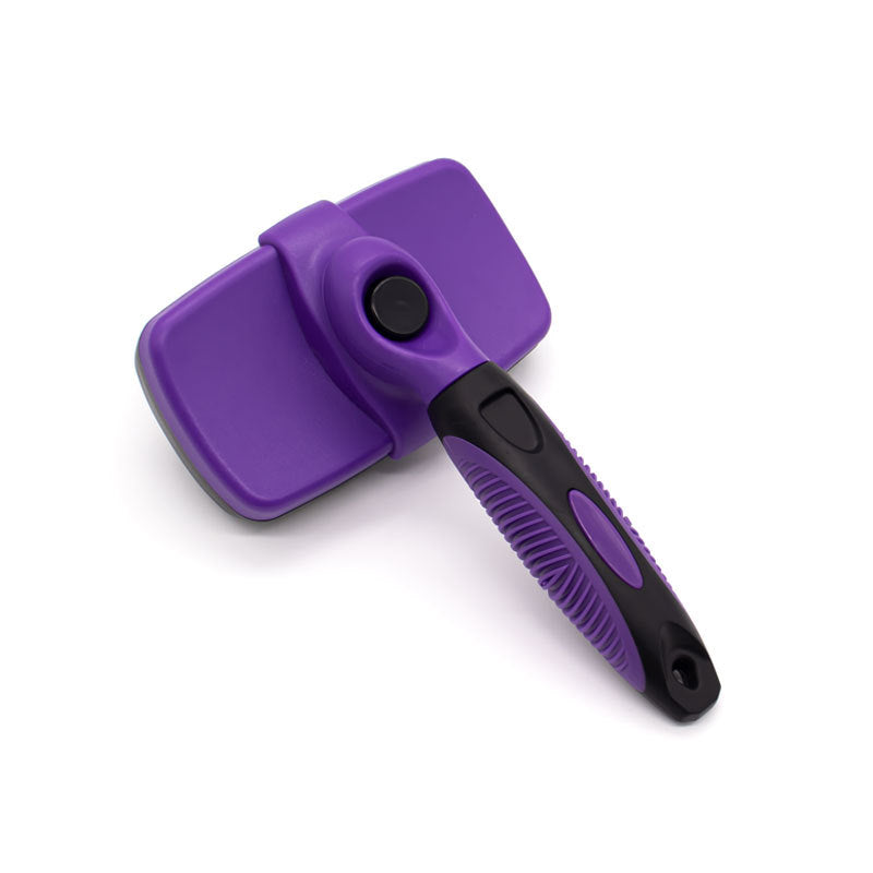 KFX-8859709 Minimalist Plastic Dog Comb Brush in Various Colors