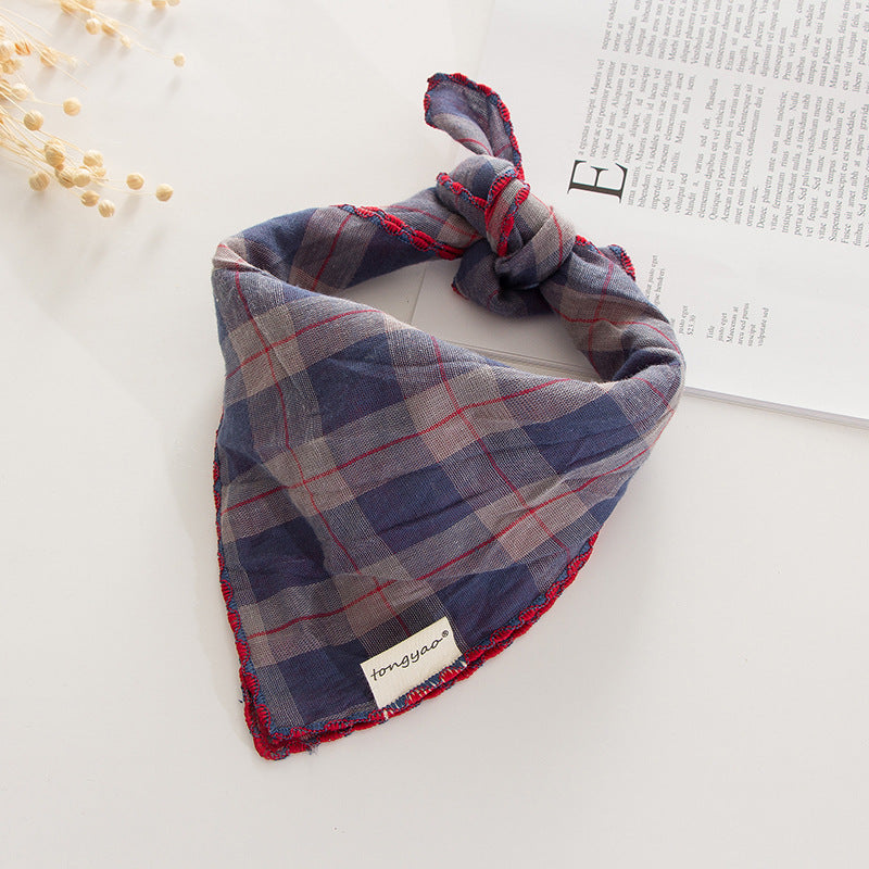 KFX-8861501 Adjustable Double-Sided Headscarf for Small to Large Dogs in Various Stylish Patterns