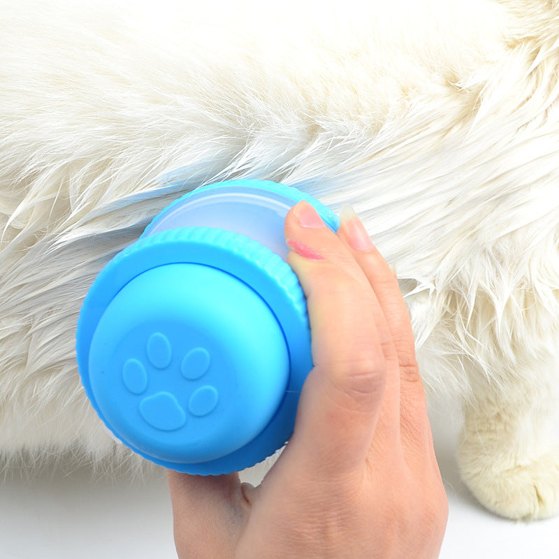 KFX-8865469 Silicone Pet Bathing Brush with Massage Function and 125ml Capacity