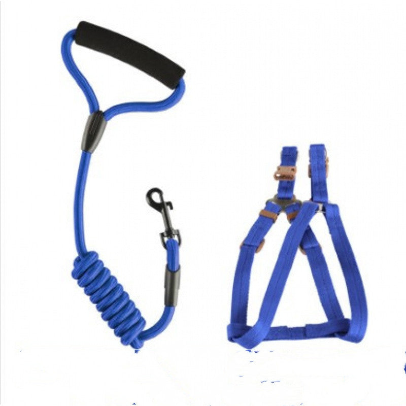 KFX-8869437 Adjustable Dog Leash and Chest Strap - Suitable for Medium to Large Breeds