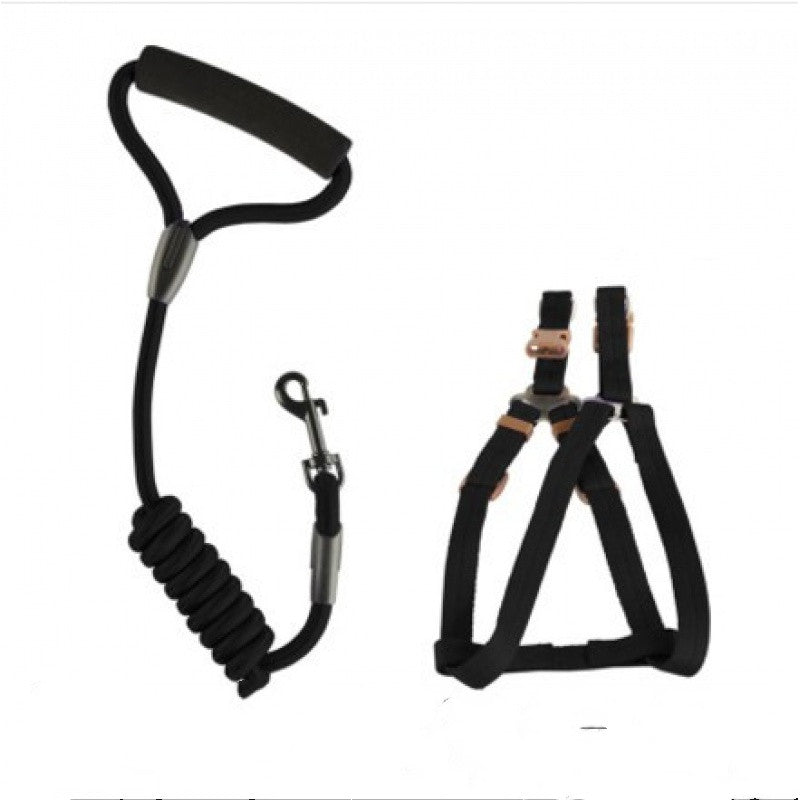 KFX-8869437 Adjustable Dog Leash and Chest Strap - Suitable for Medium to Large Breeds