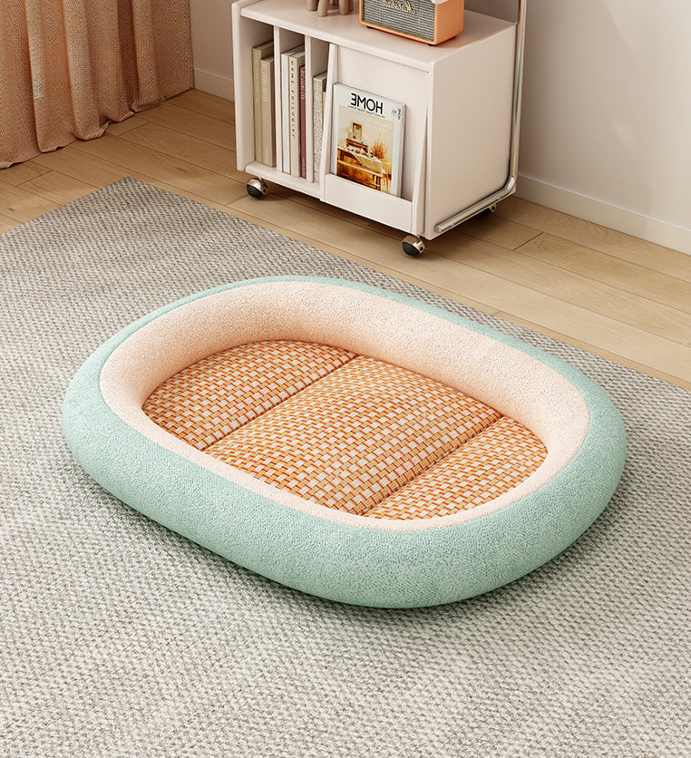KFX-8871485 Pet Supplies Summer Cool Nest Removable and Washable Cotton Pet Bed