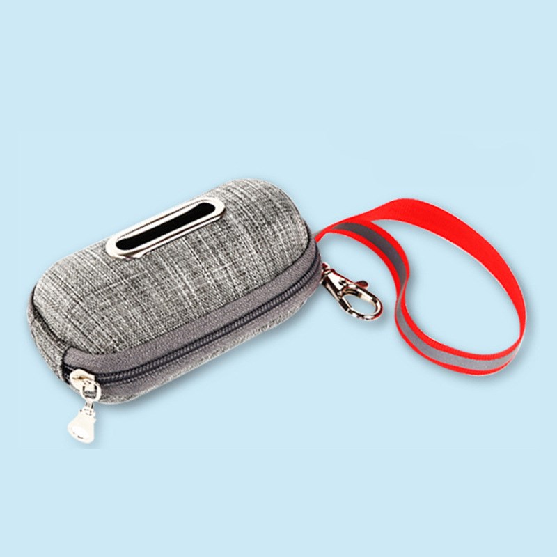 KFX-8871869 Portable Dog Poop Bag Dispenser with Thickened Holder for Easy Pick-Up and Disposal