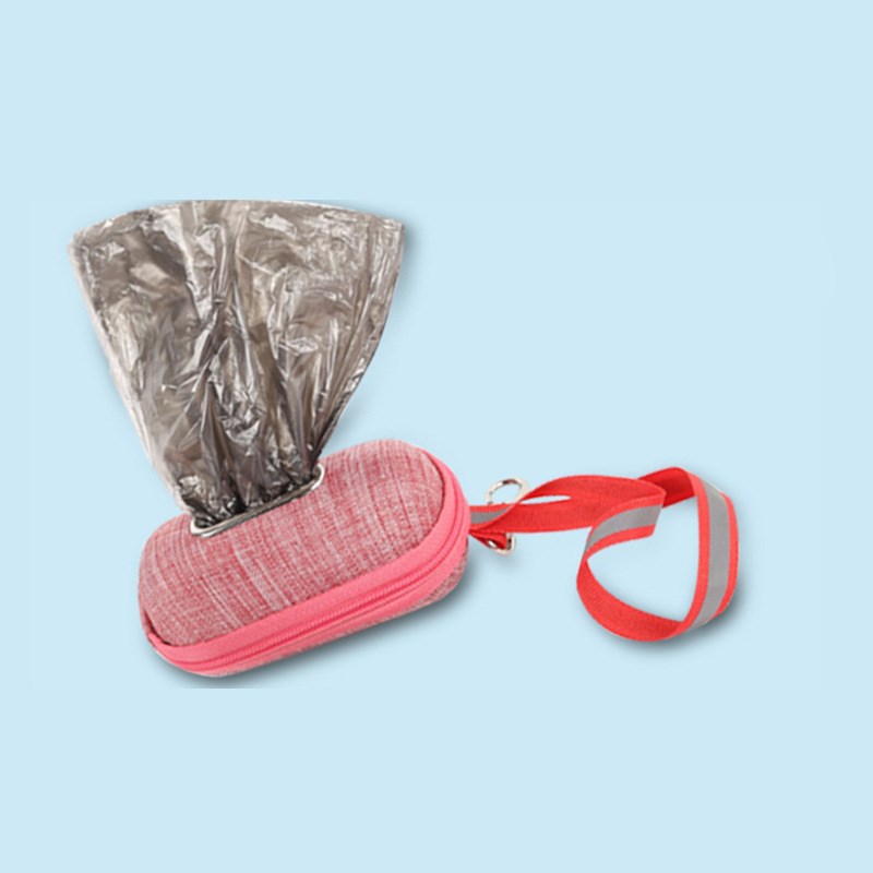 KFX-8871869 Portable Dog Poop Bag Dispenser with Thickened Holder for Easy Pick-Up and Disposal