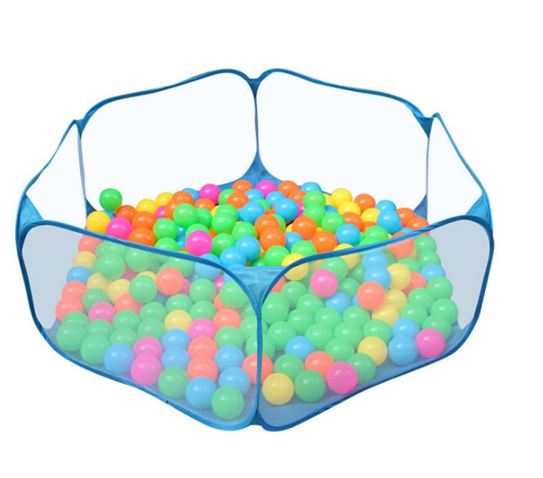KFX-8874429 Foldable Children's Play Tent with Steel Frame and Waterproof Polyester - Ideal for Indoor and Outdoor Ball Pit Fun