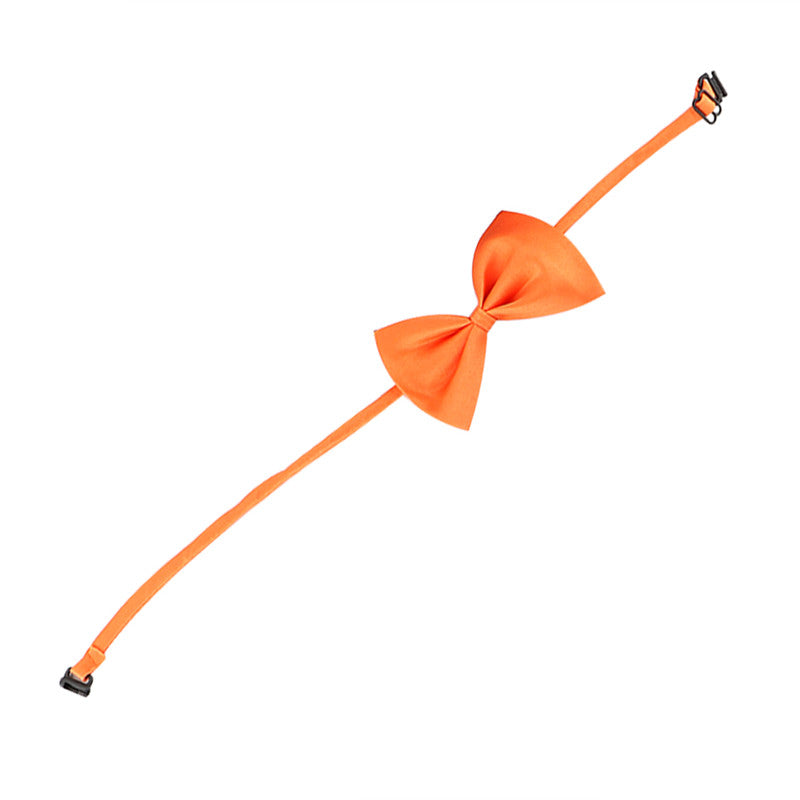 KFX-8877629 Colorful Cat Flower Bow Tie Hairpin - Polyester Material, Suitable for All Pets