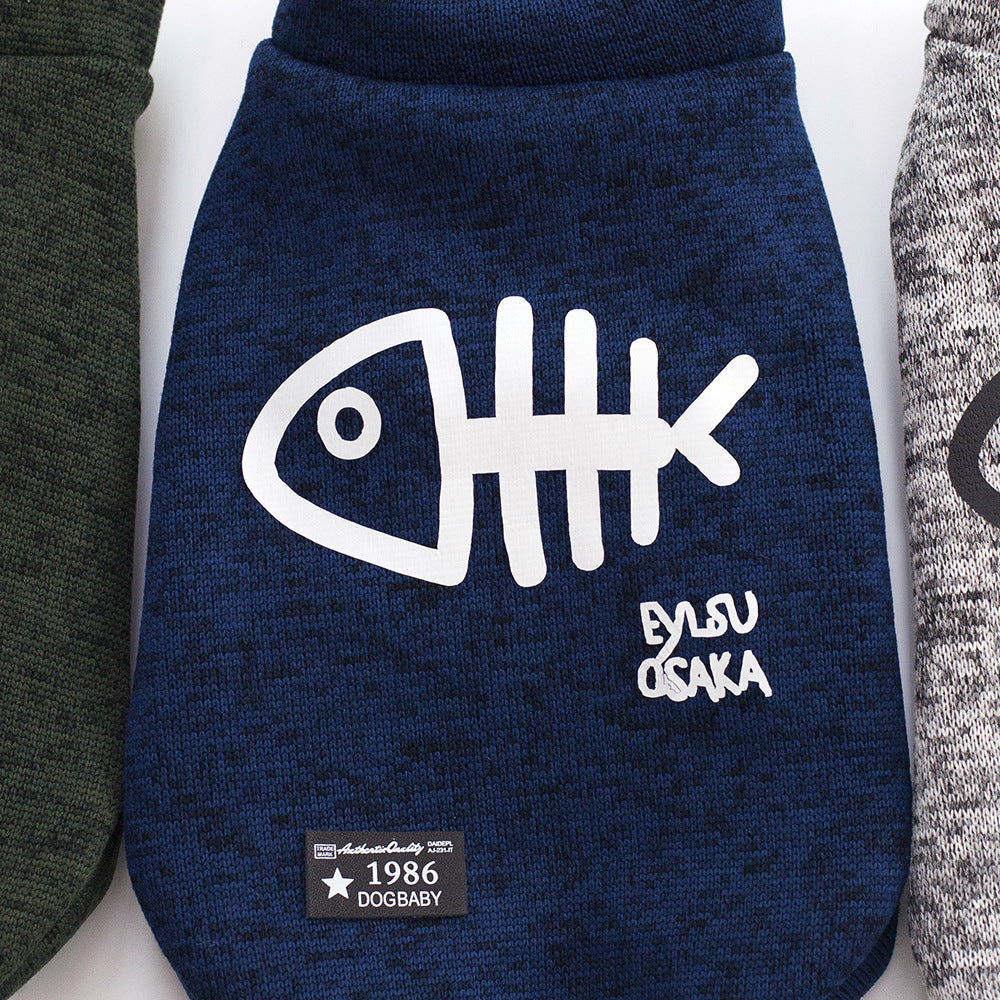 KFX-8877757 Cotton Fish Bone Pattern Cozy Sweater for Stylish Comfort