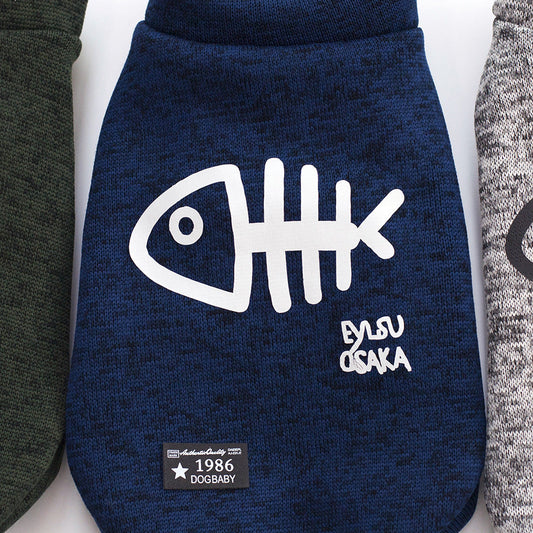 KFX-8877757 Cotton Fish Bone Pattern Cozy Sweater for Stylish Comfort
