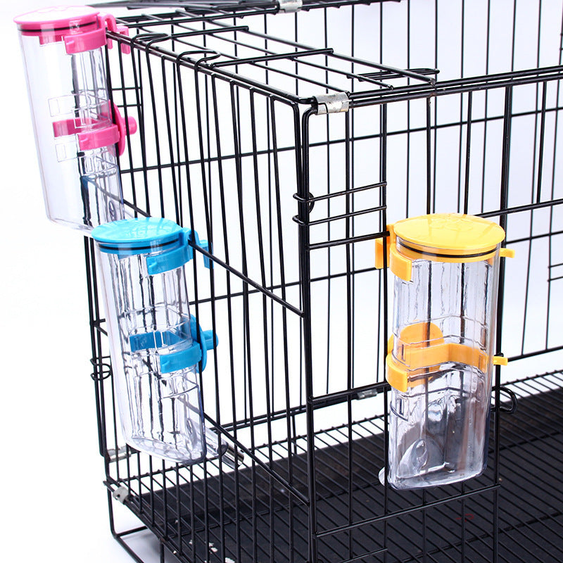 KFX-8881213 Automatic Pet Drinking Fountain - Hanging Type, 180ML to 500ML, Available in Pink, Green, Blue, Yellow