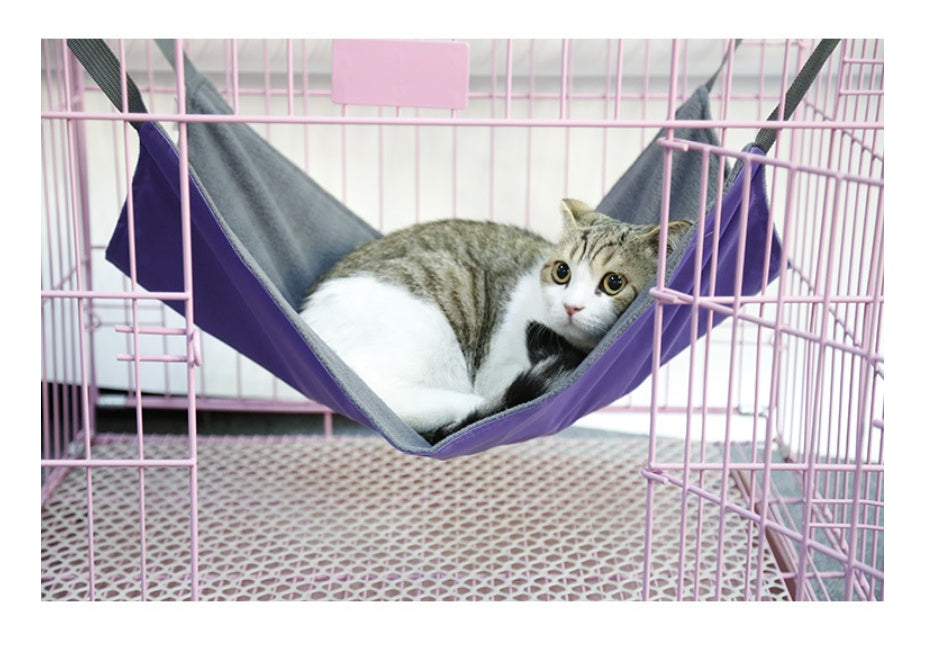 KFX-8881981 Waterproof Oxford Cloth Cat Hammock - 53x36cm Cozy Pet Bed