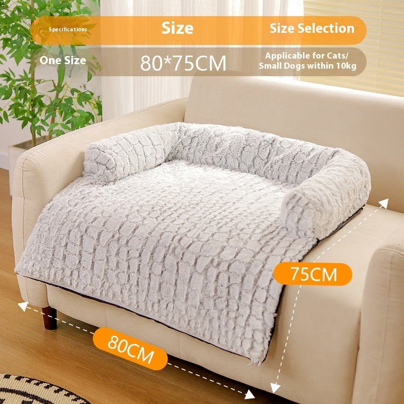 KFX-8884797 Extra Large Luxurious Pet Sofa Nest for Cats and Dogs