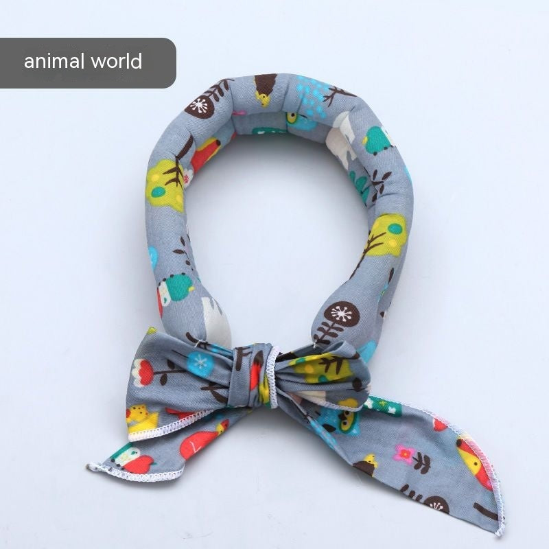 KFX-8888509 Cooling Pet Ice Scarf for Heatstroke Prevention in Summer