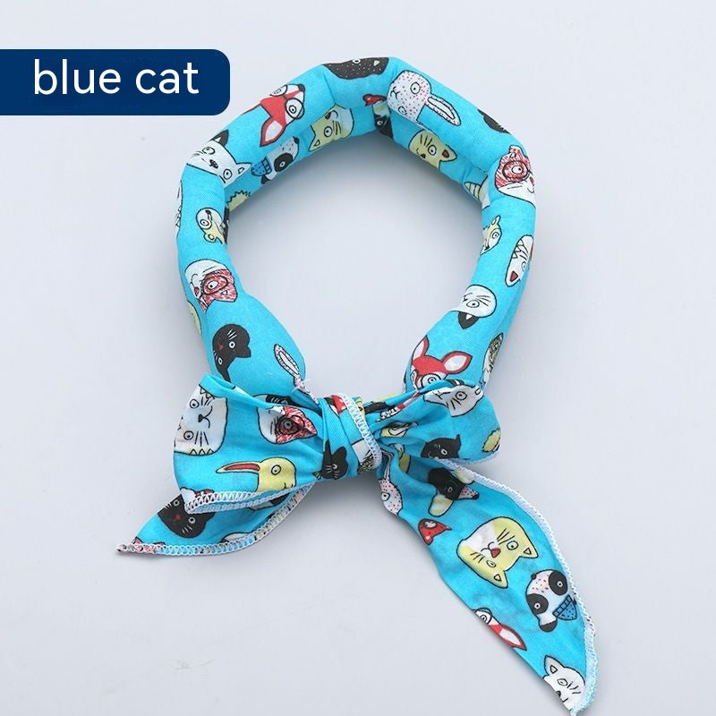 KFX-8888509 Cooling Pet Ice Scarf for Heatstroke Prevention in Summer