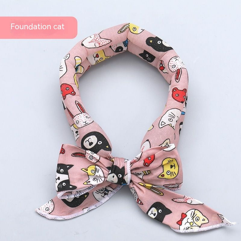 KFX-8888509 Cooling Pet Ice Scarf for Heatstroke Prevention in Summer