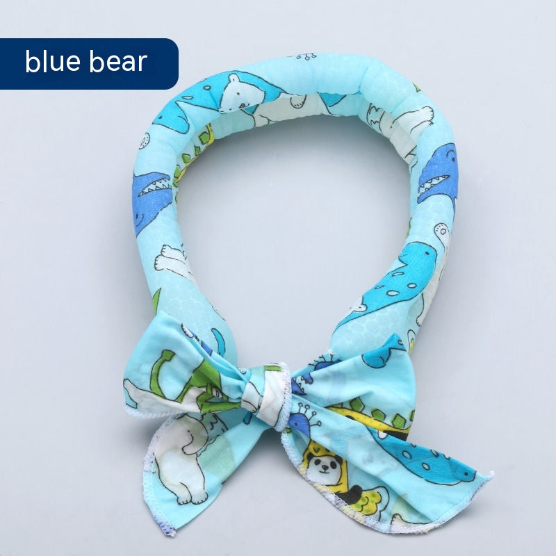 KFX-8888509 Cooling Pet Ice Scarf for Heatstroke Prevention in Summer