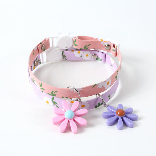 KFX-8888893 Multicolor Breakaway Cat Collar with Bow Pendant and Bells, Adjustable 17-32cm