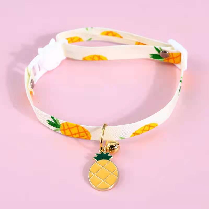 KFX-8888893 Multicolor Breakaway Cat Collar with Bow Pendant and Bells, Adjustable 17-32cm