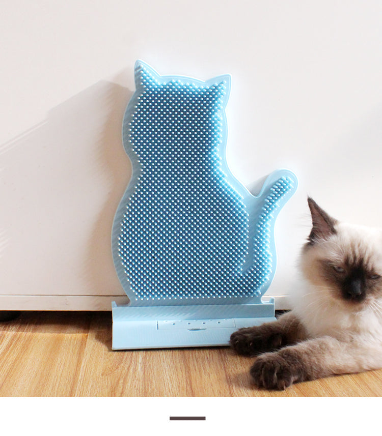 KFX-8892477 Cat Scratcher with Debris Device and Catnip Clip for Easy Installation and Cleaning