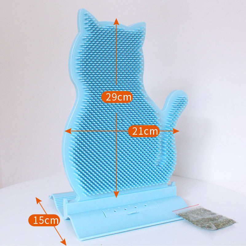 KFX-8892477 Cat Scratcher with Debris Device and Catnip Clip for Easy Installation and Cleaning