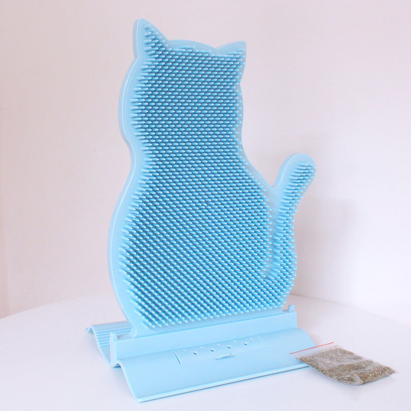 KFX-8892477 Cat Scratcher with Debris Device and Catnip Clip for Easy Installation and Cleaning