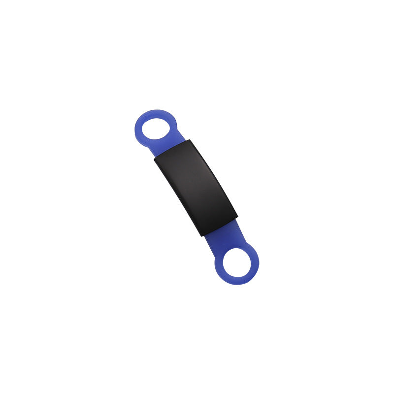 KFX-8892733 Engraved Silicone & Stainless Steel Pet ID Tag for Identification