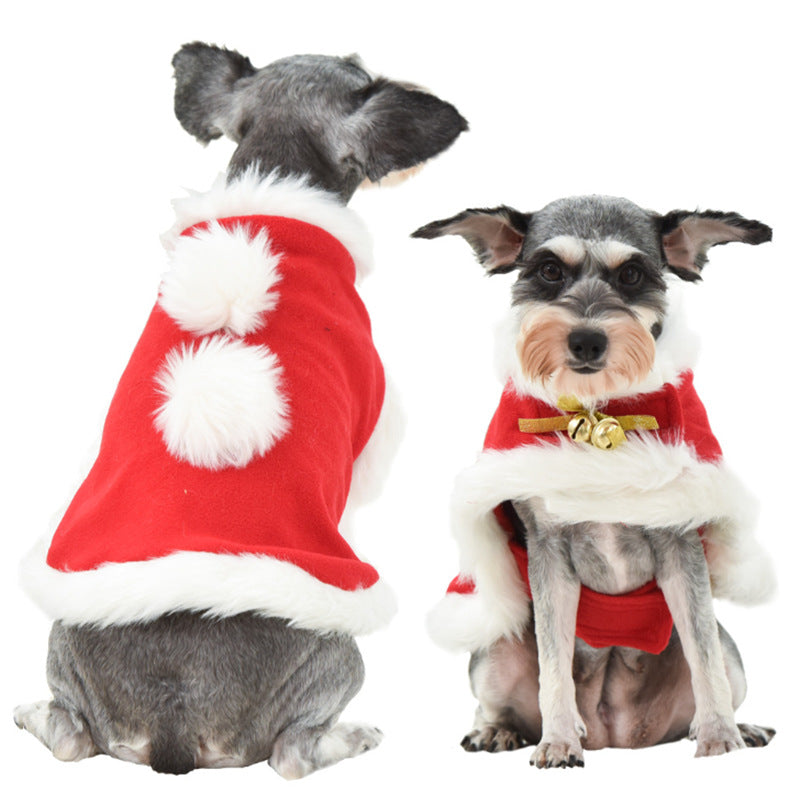 KFX-8894269 Cozy Cloth Dog and Cat Cloak for Halloween and Christmas Costumes