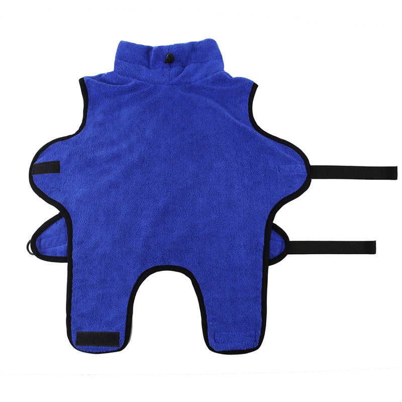 KFX-8900797 Microfiber Dog and Cat Bathrobe for All Seasons, Suitable for Small to Large Pets