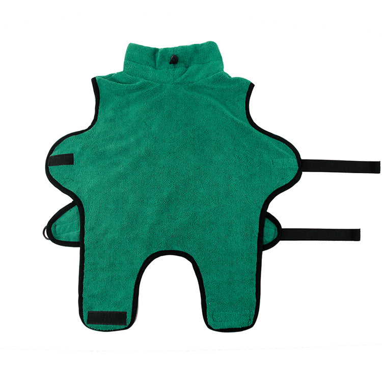 KFX-8900797 Microfiber Dog and Cat Bathrobe for All Seasons, Suitable for Small to Large Pets