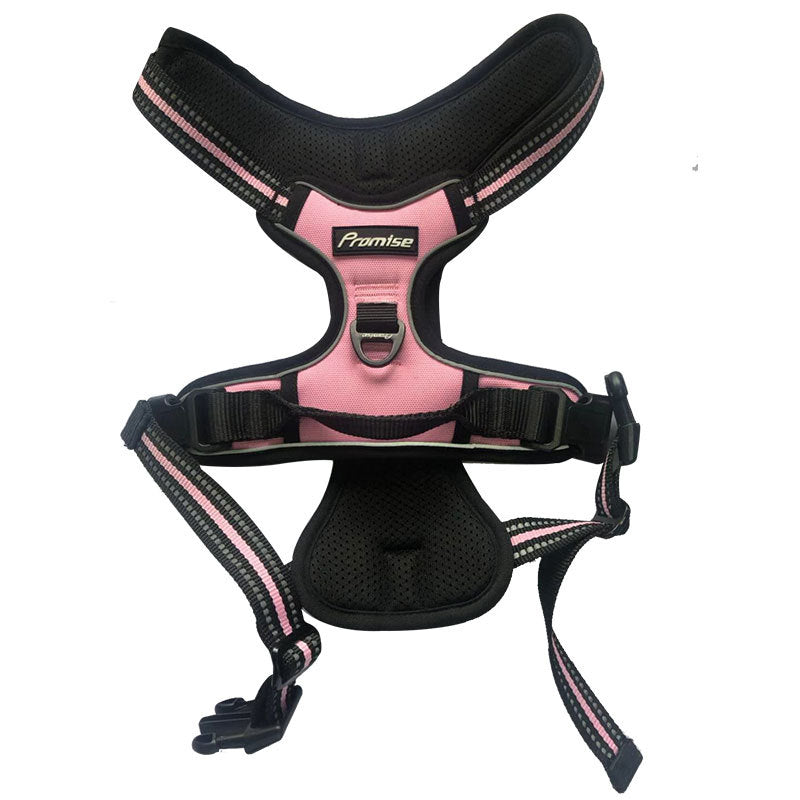 KFX-8901693 Reflective Explosion-Proof Dog Harness for All Breeds - Oxford Cloth, Mesh, and EVA