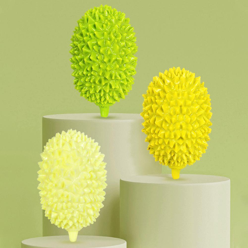 KFX-8903869 Durian Shape Durable Chew Toy for Dogs - Bite-Resistant Tooth Cleaning Ball