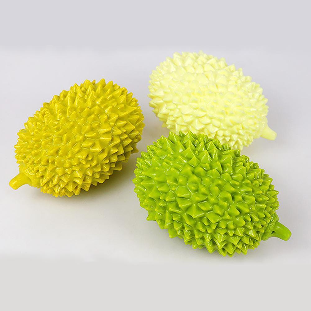 KFX-8903869 Durian Shape Durable Chew Toy for Dogs - Bite-Resistant Tooth Cleaning Ball