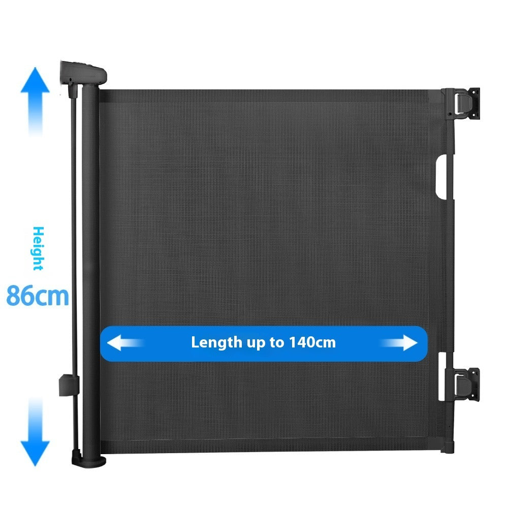 KFX-8909757 Portable Folding Pet Safety Fence - Durable Nylon Mesh Isolation Network for Dogs - Sizes: 1m, 1.1m, 1.8m