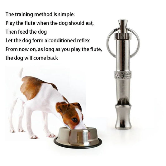 KFX-8911421 Ultrasonic Adjustable Dog Training Whistle for Bark Control and Recall