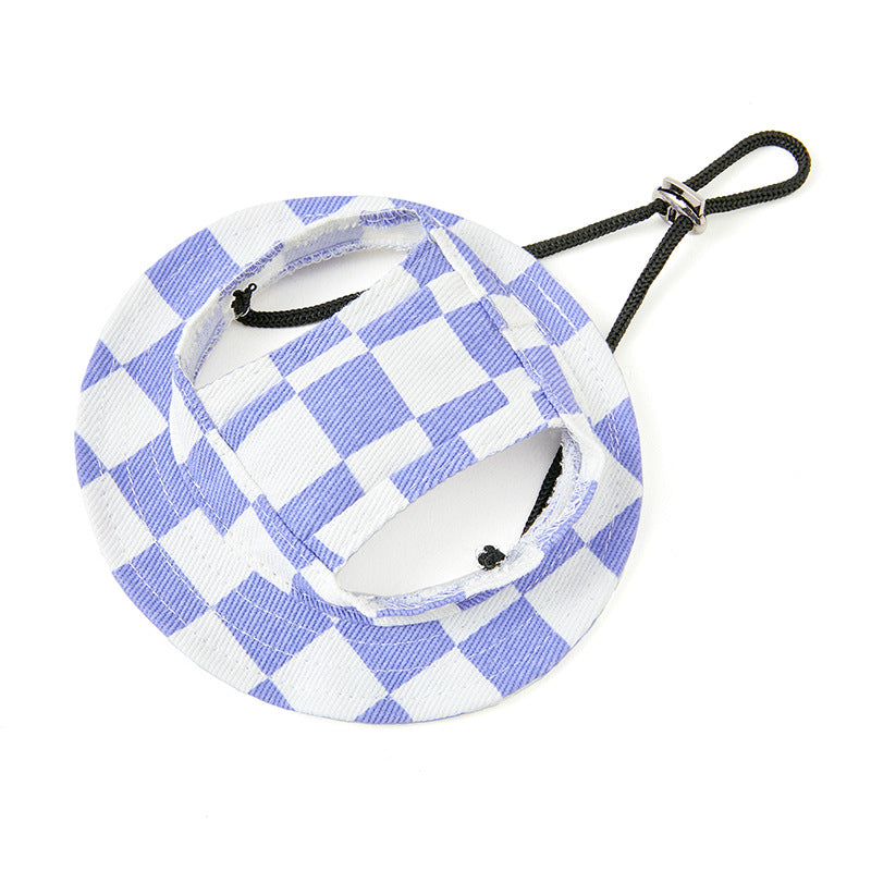 KFX-8912957 Sun-proof Cute Pet Bucket Hat in Various Colors and Patterns