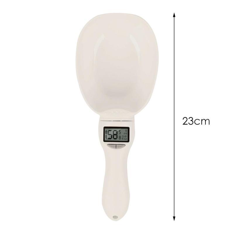KFX-8913981 Electronic Pet Food Measuring Spoon - ABS Material, 250 ml Capacity, Battery Operated